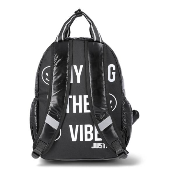 17" Shimmer Quilted Backpack, Lunch Bag, Water Bottle, and Charm Set - Picture 3 of 4